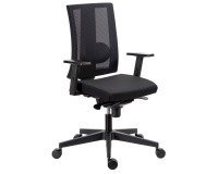Chaise de bureau Navigo dossier maille noir - Accoudoirs 1D