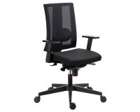 Silla de oficina Difesa malla - con reposabrazos - mecanismo sincronizado y traslación asiento