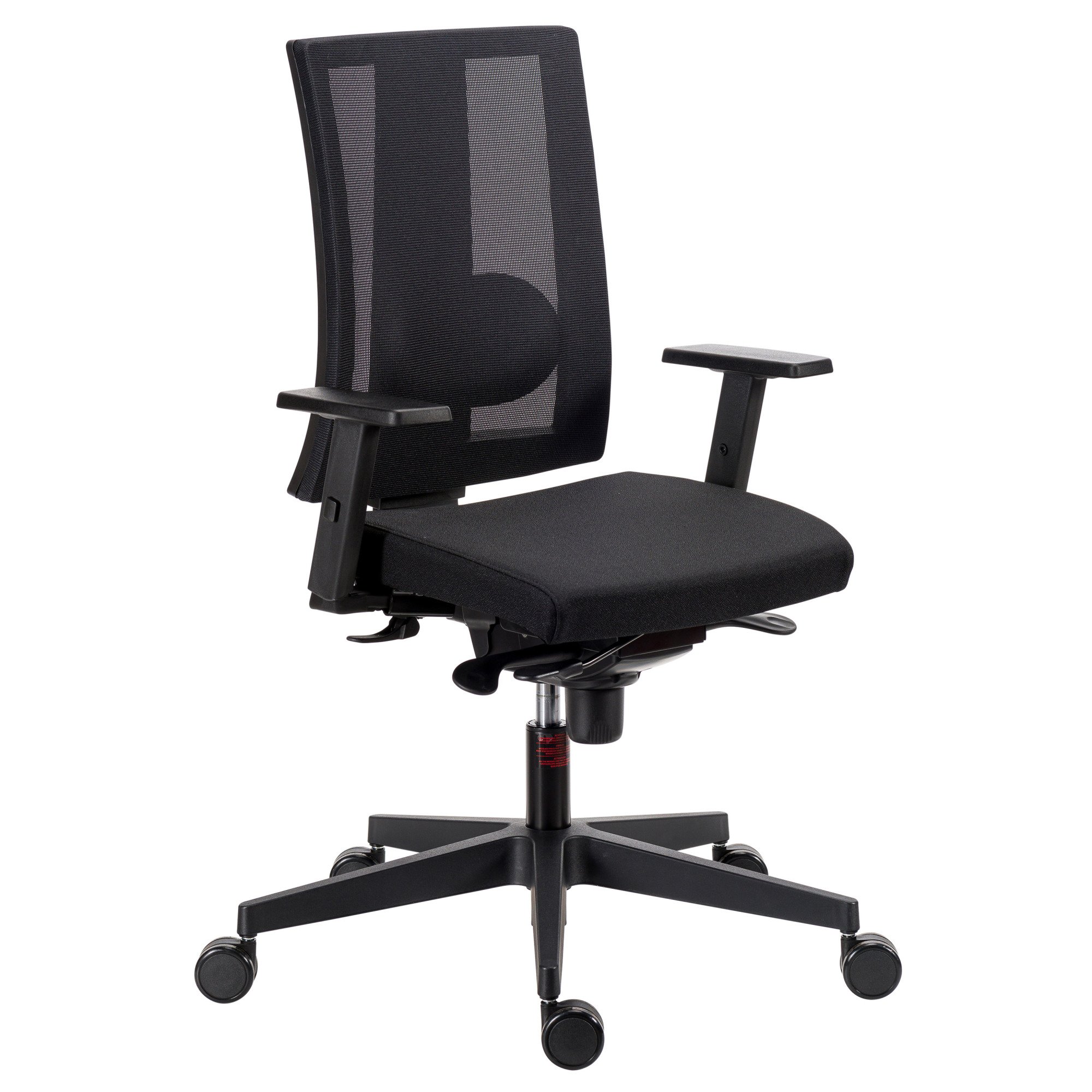 Silla de oficina Difesa malla - con reposabrazos - mecanismo sincronizado y traslación asiento