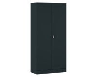 Tall Metal Wardrobe with swinging doors Union W 91.5 x D 42 cm