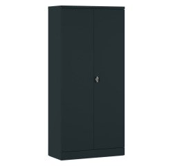 Tall Metal Wardrobe with swinging doors Union W 91.5 x D 42 cm