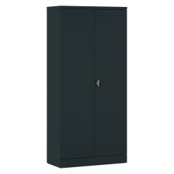 Armoire Métal corps anthracite Portes battantes Union H 195 cm