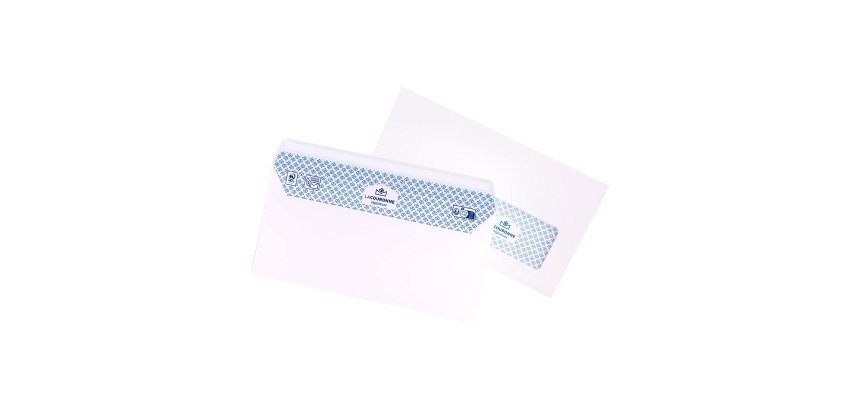 Enveloppe La Couronne 90 g/m² avec bande protectrice blanche - Boîte de 200