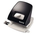 Perforatore Metal Rim 5005 - passo 8 cm - max 25 fogli - 2 fori - nero - Leitz