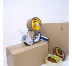 Ruban adhésif polypropylène 3M Scotch 305, 25µ ,marron