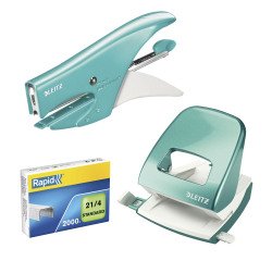 Perforatore due fori Leitz 5008 Wow Nexxt capacità 30 fogli