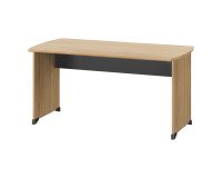 Scrivania dritta L140 cm gambe piene Quarta Plus