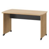 Scrivania dritta L120 cm gambe piene quercia  Quarta Plus