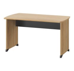 Scrivania dritta L120 cm gambe piene Quarta Plus