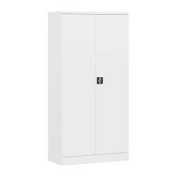 Armoire Métal blanche Portes battantes Union H 180 cm