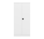 Armoire Métal blanc portes battantes Union H 195 cm
