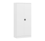 Armoire Métal blanc portes battantes Union H 195 cm