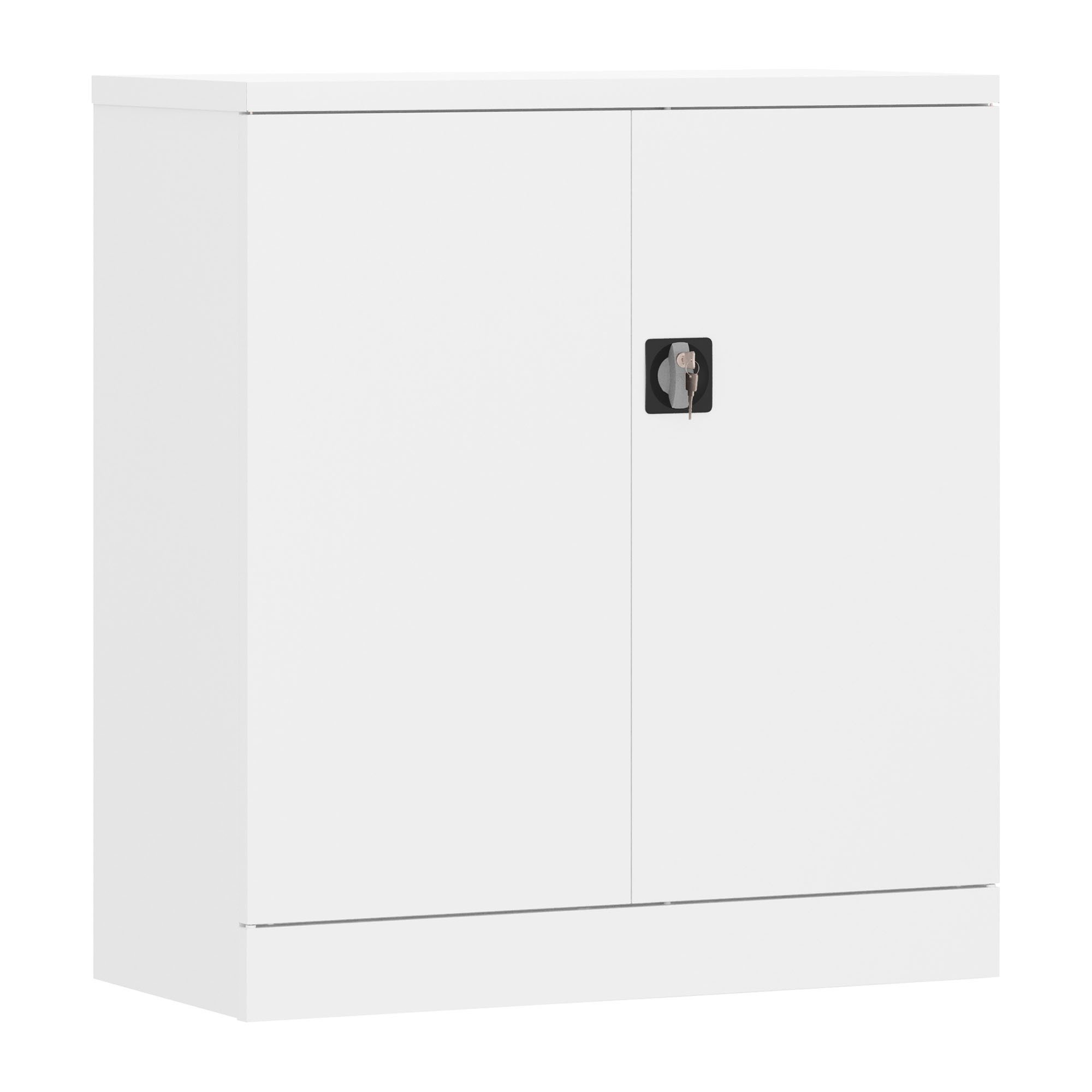 Armoire basse Métal portes battantes Union H 107 x L 91.5 x P 42 cm