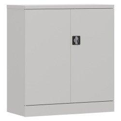 Armoire Métal corps gris clair Portes battantes Union H 107 cm