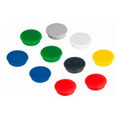 Plots magnétiques aimants Ø 38 mm - Lot de 10