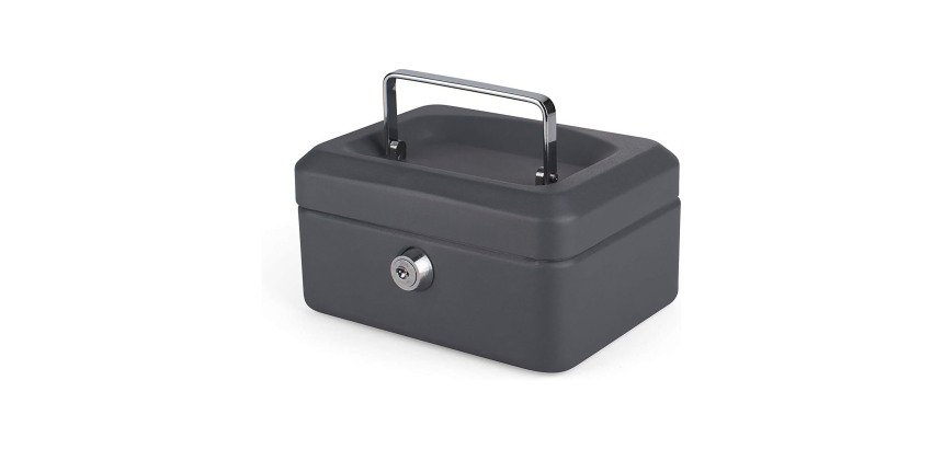Coffret caisse à monnaie Pavo, 15 cm