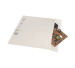 Pochette matelassée bulles de papier La Couronne kraft blanc