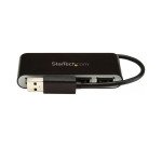 StarTech.com Hub USB 2.0 portatile a 4 porte con cavo integrato - Perno e Concentratore USB compatto - Mini Hub USB2.0