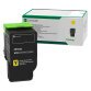 Lexmark 78C20Y0 Toner jaune pour imprimante laser