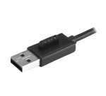 Hub USB 2.0 portable à 4 ports avec câble intégré StarTech