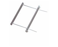 Relieur d'archives Leitz 6 cm plastique, incolore  - Boîte de 50