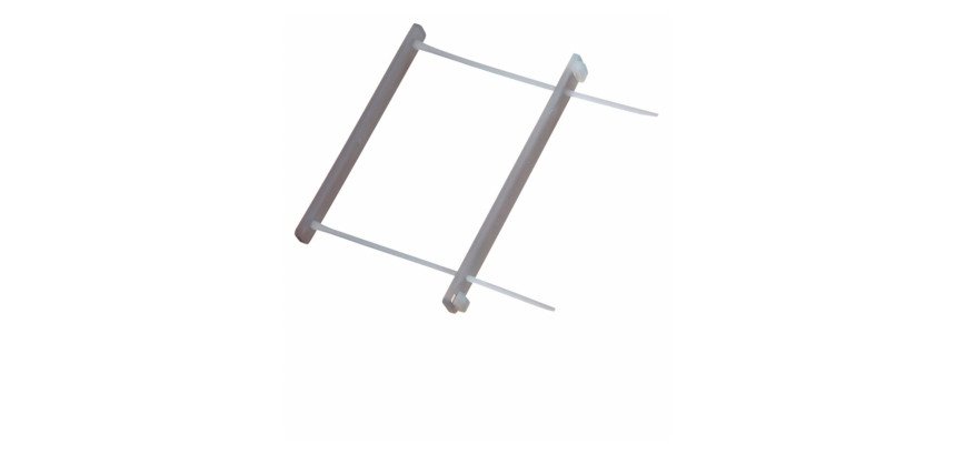 Relieur d'archives Leitz 6 cm plastique, incolore  - Boîte de 50