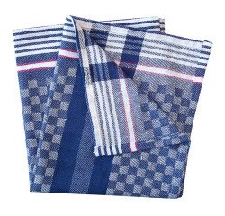 Torchon à vaisselle quadrillé