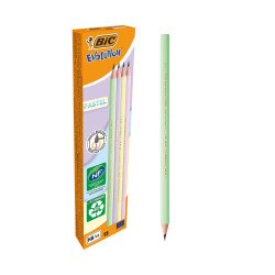 De_bte 12 crayons papier hb bic pastel