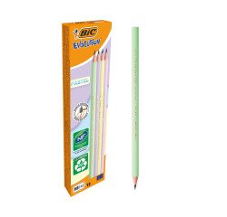 De_bte 12 crayons papier hb bic pastel