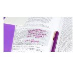 Notes repositionnables transparentes Post-it - Bloc de 36 feuilles