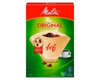 Filtre à café Melitta Original "1 x 6", brun - Boîte de 40