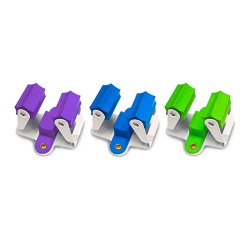 Porte-balais et porte-outils, en métal