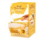 Stick de miel, dans un présentoir en carton