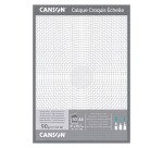 Papier calque pour dessin technique, A4, 90/95 g/m2