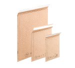 Pochette matelassée bulles de papier La Couronne kraft brun