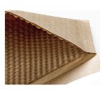 Pochette matelassée bulles de papier La Couronne kraft brun