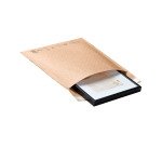 Pochette matelassée bulles de papier La Couronne kraft brun
