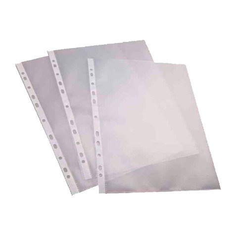 Pochette perforée ProOffice A4 polypropylène grainé - Lot de 10