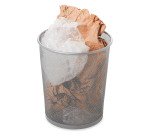 Corbeille Concept Collection, 19 litres, argent