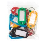 Porte-clés couleurs vives assorties - Sachet de 20