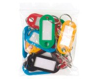 Porte-clés couleurs vives assorties - Sachet de 20