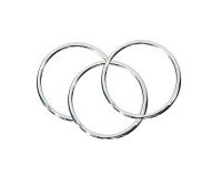 Anneaux porte-clés en acier Ø 20 mm - Sachet de 100