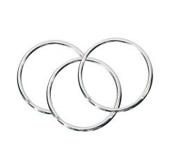 Anneaux porte-clés en acier Ø 20 mm - Sachet de 100