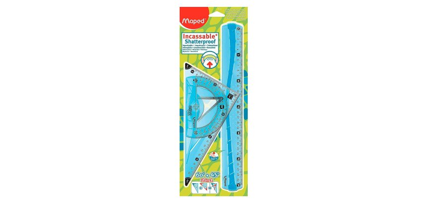Kit de traçage incassable Maped 3 pièces