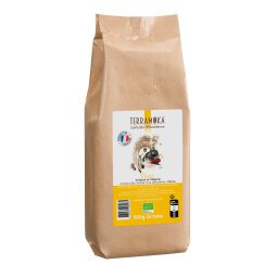 Café en grains Terramoka Oscar Bio 100 % Arabica - paquet de 500 g