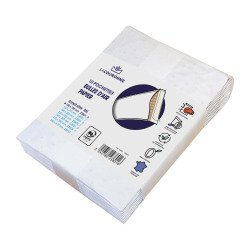 Pochette à bulles papier kraft blanc 100 X 165 La Couronne - Lot de 10