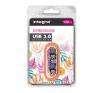Clé USB-A 128 Go Intégral Leaves Xpression