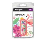 Clé USB-A 32 Go Intégral Flamingo Xpression