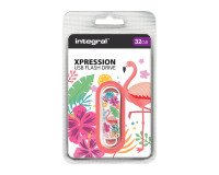 Flashdrive USB-A 32 GB Integral Flamingo Xpression