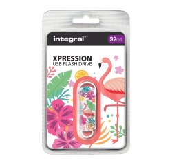 Flashdrive USB-A 32 GB Integral Flamingo Xpression
